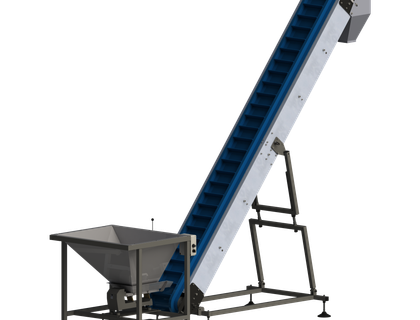 Элеватор ленточный крутонаклонный Эл-90Н+Вибробункер