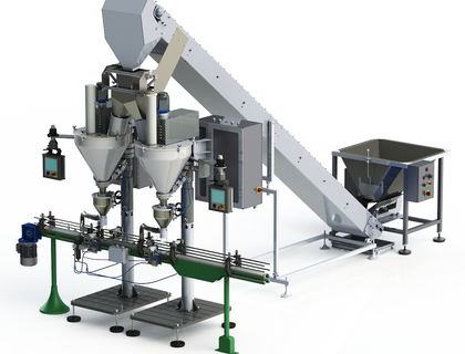 Комплексная линия для упаковки кофе в готовую тару